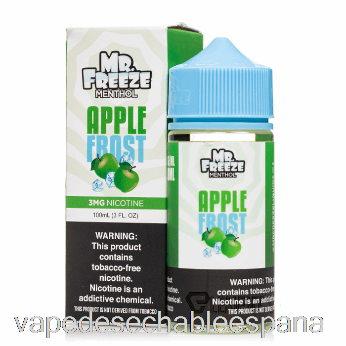 Vape Desechable España Apple Frost - Mr Frozen - 100ml 3mg
